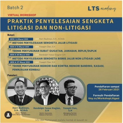 Praktik Penyelesaian Sengketa Litigasi & Non Litigasi